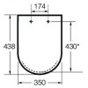 Крышка для унитаза Roca Debba Round Soft Close 801B2200B