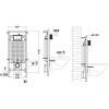 Подвесной унитаз с инсталляцией WeltWasser Marberg 410 / Erlenbach 004 GL-WT / MAR 410 RD-CR 10000006464 белый глянец
