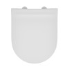 Унитаз с инсталляцией Vitra S50 9003B003-7203 с сиденьем микролифт и клавишей белый глянец