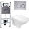 Подвесной унитаз с инсталляцией Weltwasser Amberg 506 ST / Baarbach 004 GL-WT / Amberg RD-CR 10000006856 белый глянец