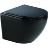 Подвесной унитаз с инсталляцией WeltWasser Amberg 506 / Merzbach 041 XL MT-BL / Amberg RD-BL 10000010948 черный матовый
