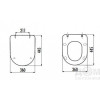 Крышка Creavit дуропласт с микролифтом KC0903.02.0000E
