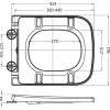 Крышка-сиденье для унитаза BelBagno Alpina BB309SC с микролифтом