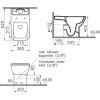 Напольный унитаз VitrA Integra Square 9833B003-7204