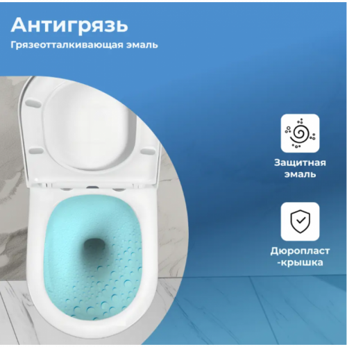 Унитаз подвесной Aquanet Z-02 346760 с сиденьем белый