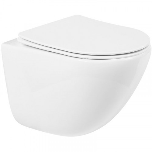 Сиденье для унитаза BelBagno Amanda BB051SC с микролифтом белый