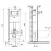 Унитаз с инсталляцией Aquanet Cetus W Short/886668SLOO 316708 белый