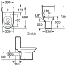 Унитаз Roca Giralda 342466000 + 341469000 бачок