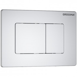 Унитаз с инсталляцией Grossman 97.4455SQC.04.01M с белой клавишей смыва