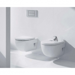 Подвесной  унитаз Roca Meridian-N Compact 7346248000 укороченный   сиденье 8012AB004