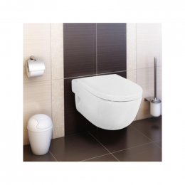 Подвесной  унитаз Roca Meridian-N Compact 7346248000 укороченный   сиденье 8012AB004