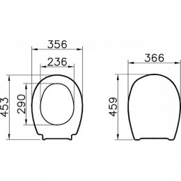 Сиденье для унитаза VitrA Universal 115-003-001