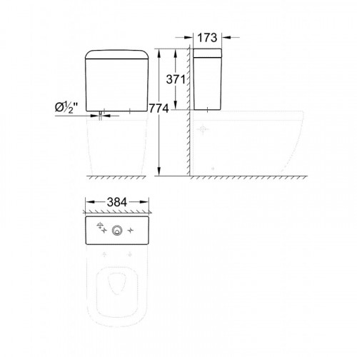 Бачок для унитаза Grohe Euro Ceramic 39332000