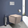 Унитаз подвесной Vincea Q-Line VT1-12MC с сиденьем soft-close капучино матовый