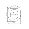 Сиденье для унитаза Iddis 005 005PPS3i31 Soft Close, белый