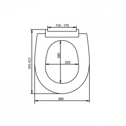 Сиденье для унитаза Iddis 005 005PPS3i31 Soft Close, белый
