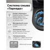 Унитаз подвесной Grossman GR-4483BMSQ (520*360*410) безободковый,черный матовый с тонкой крышкой,микролифт,смыв торнадо