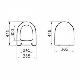 Крышка-сиденье VitrA Sento 130-003-009 с микролифтом