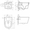 Унитаз подвесной Good Door Round УНИ0005