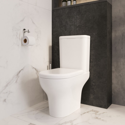 Унитаз-компакт Vitra Zentrum 9824B003-7219 с сиденьем микролифт белый