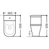 Чаша унитаза Aquanet Fine 273786 FINE-C белый