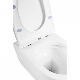Унитаз подвесной BelBagno Marino BB105CHR/BB870SC с сиденьем Микролифт