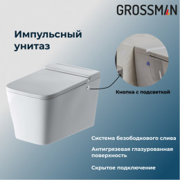 Комплект 2 в 1 Grossman: инсталляция 901.K31.01.000+унитаз GR-5501 impuls 901.5501.01.000