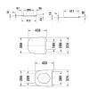 Сиденье для унитаза Duravit DuraStyle 0063790000 белое