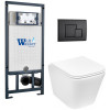 Подвесной унитаз с инсталляцией Weltwasser Marberg 507 / Gelbach 043 MT-WT / MAR 507 SE MT-BL 10000011923 белый матовый