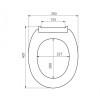 Сиденье для унитаза Iddis ID 01 046.1 bel белое