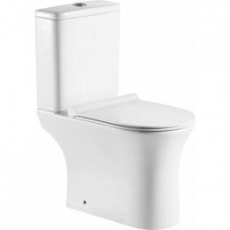 Чаша унитаза Aquanet Rimless Roll 2-C 240206 с сидением Soft Close Slimseat
