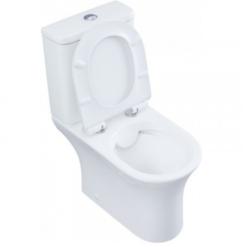 Чаша унитаза Aquanet Rimless Roll 2-C 240206 с сидением Soft Close Slimseat