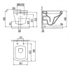 Унитаз подвесной Creavit Sorti SR320-11CB00E-0000