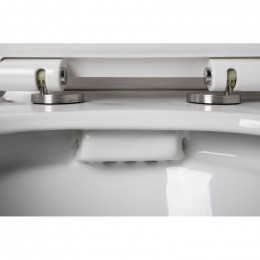 Чаша унитаза Aquanet Logic-C Rimless 240210 с сиденьем Soft Close Slimseat