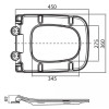 Сиденье для унитаза BelBagno Sela BB3201SC с микролифтом белый