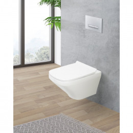 Сиденье для унитаза BelBagno Sela BB3201SC с микролифтом белый
