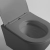 Унитаз подвесной Vincea Globo VT1-14SMA с сиденьем soft-close антрацит матовый