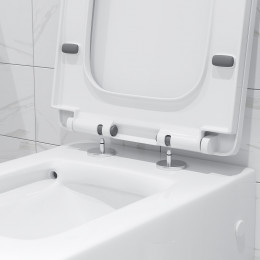 Унитаз подвесной Grossman GR-4481 с сиденьем микролифт, белый