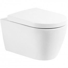 Унитаз подвесной BelBagno Marino BB105CHR/BB865SC с сиденьем Микролифт