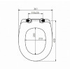 Сиденье для унитаза Iddis ID 136 Dp Sc быстросъемное с микролифтом