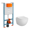 Унитаз с инсталляцией Vitra Sento 9830B003-7211 с сиденьем микролифт