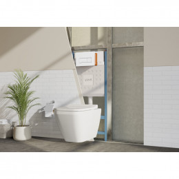 Унитаз с инсталляцией Vitra Sento 9830B003-7211 с сиденьем микролифт