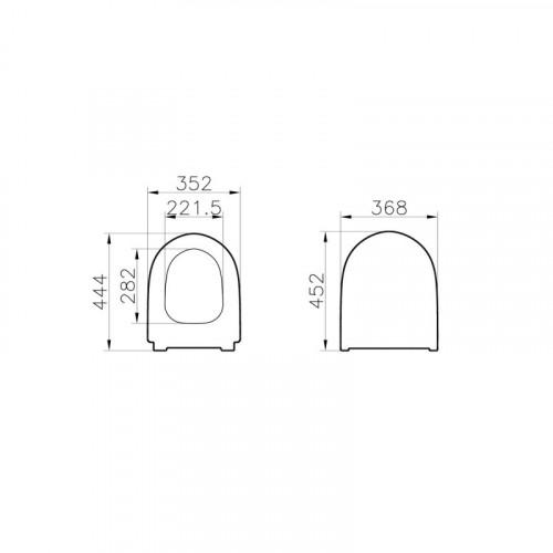 Унитаз с инсталляцией Vitra Sento 9830B003-7211 с сиденьем микролифт