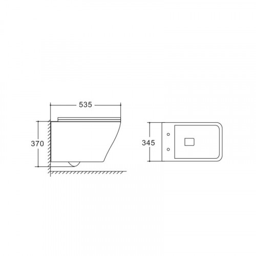 Унитаз подвесной Vincea Neo VT1-22 белый