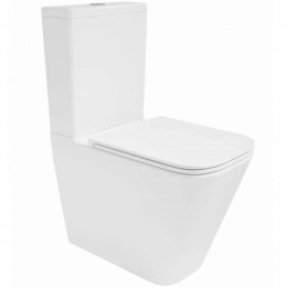 Унитаз-компакт Vincea Tornado Q-Line VT2-12T с сиденьем soft-close белый