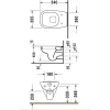 Навесной | подвесной  унитаз Duravit D-Code 253509 (220909)