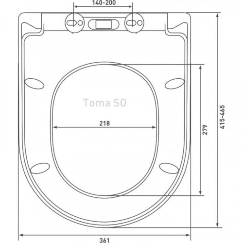 Унитаз подвесной Berges Ego Rimless 082122 с сиденьем Тома SO