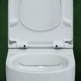 Унитаз подвесной Berges Ego Rimless 082122 с сиденьем Тома SO