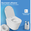 Унитаз подвесной Aquanet Z-03 346761 с сиденьем белый