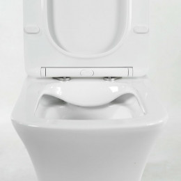 Сиденье для унитаза BelBagno Marmi BB052SC с микролифтом белый